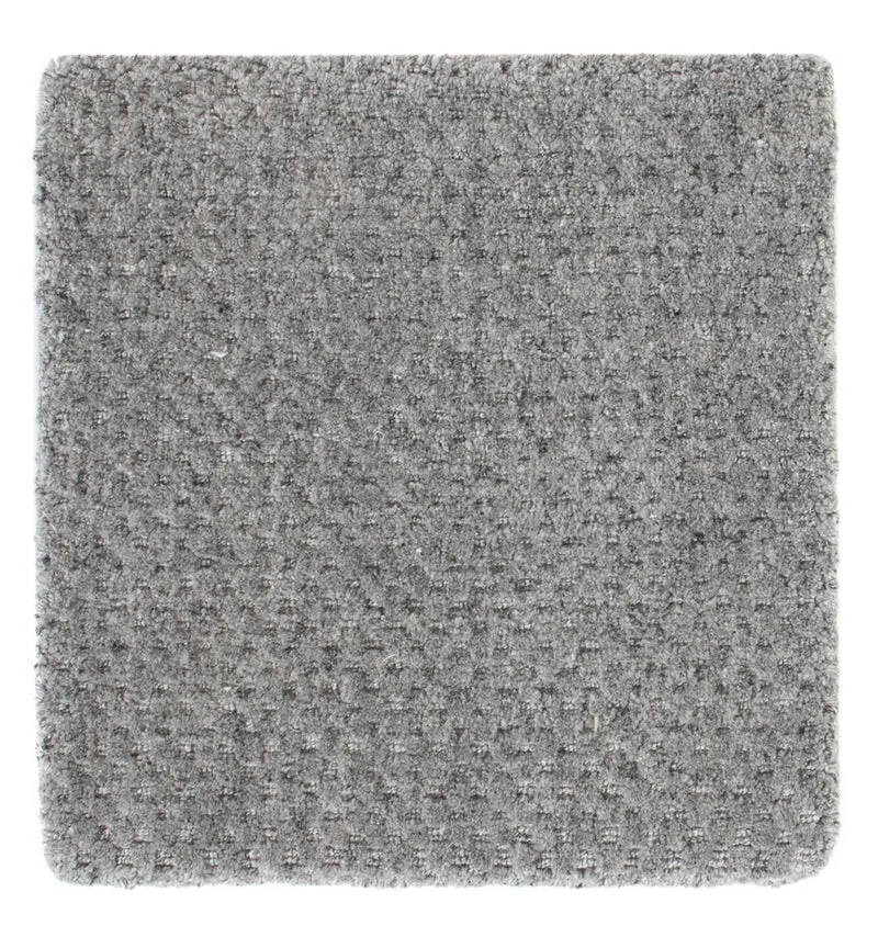 Wollteppich 30x30cm - grau