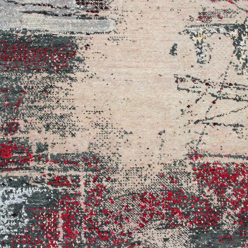Designer Teppich 240x302cm - mehrfarbig