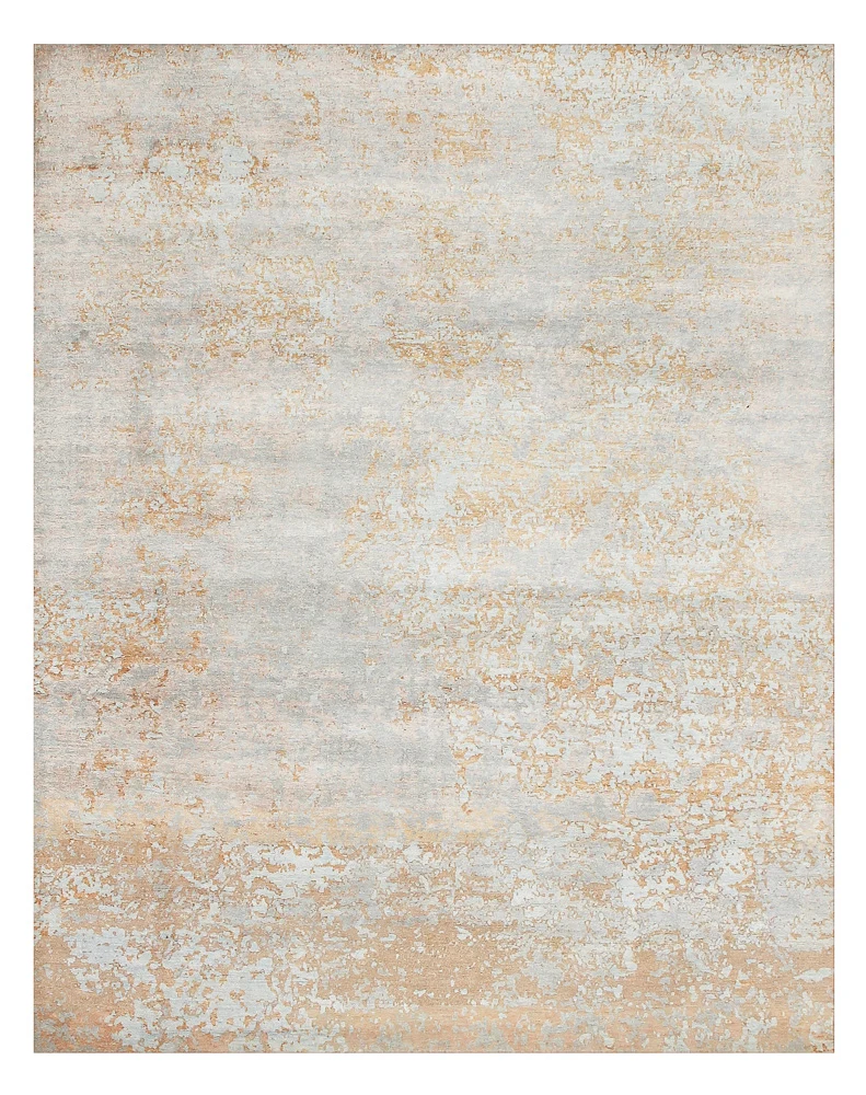 Designer Teppich 241x309cm - silber