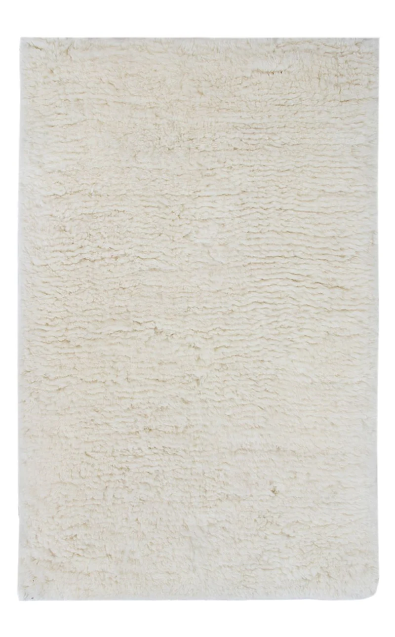 Gabbeh Teppich Indus 66x100cm - Wollteppich - hellgrau