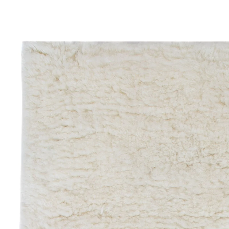 Gabbeh Teppich Indus 66x100cm - Wollteppich - hellgrau