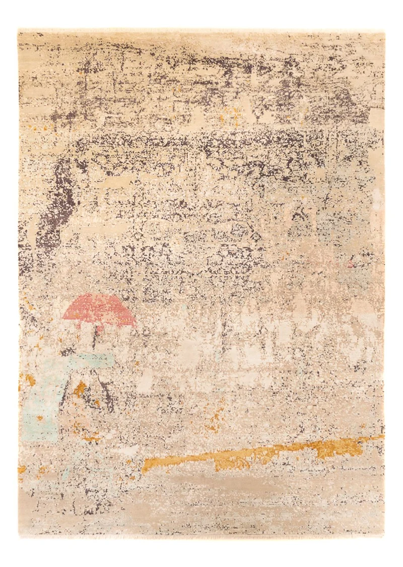Designer Teppich 248x361cm - beige