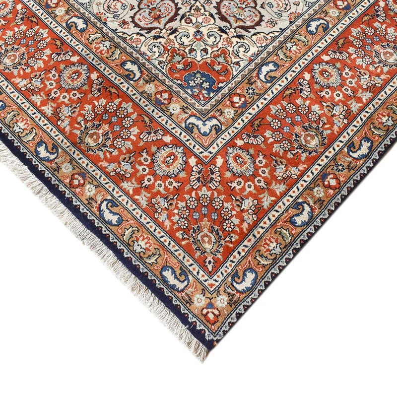 Sarough Teppich 254x346cm - Perserteppich - dunkelblau