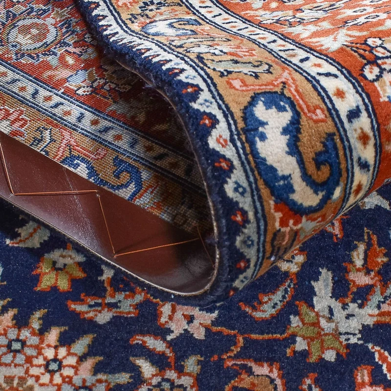 Sarough Teppich 254x346cm - Perserteppich - dunkelblau