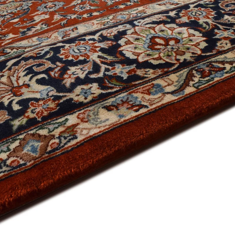 Isfahan Teppich 210x305cm - Perserteppich - rot
