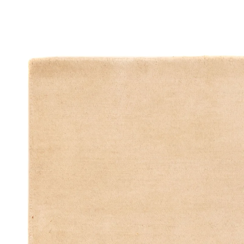 Gabbeh Teppich Indus 80x300cm - Wollteppich - beige
