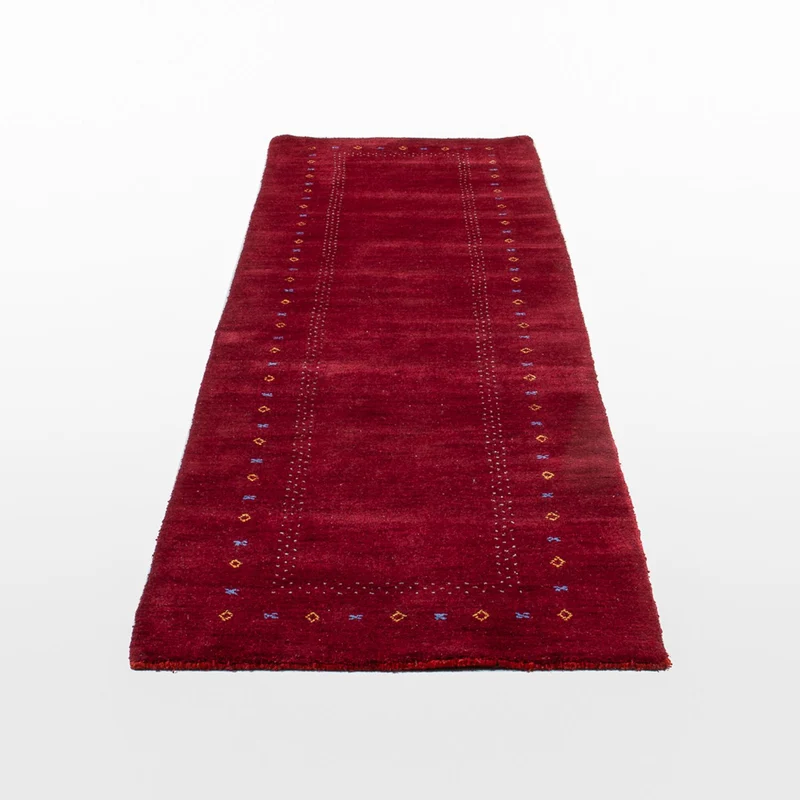 Läufer Gabbeh - Indus - 80 x 300 cm - rot