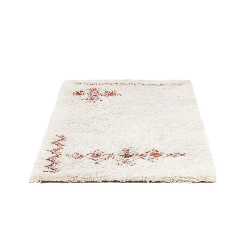 Berber Teppich 75x143cm - Wollteppich - beige