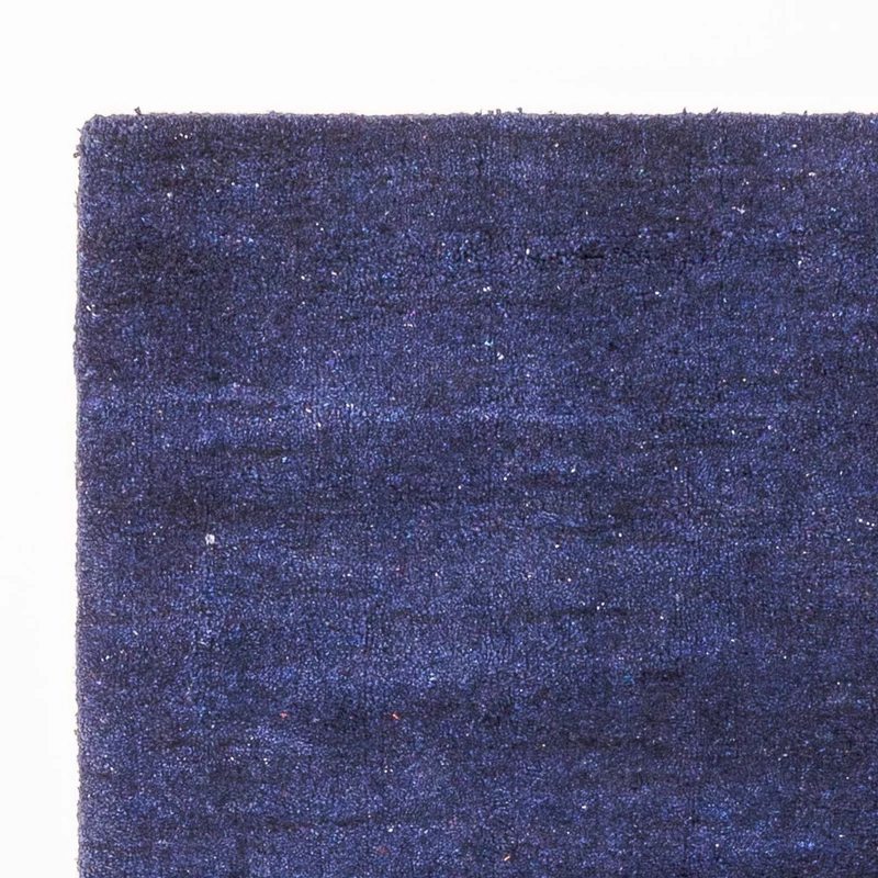 Gabbeh Teppich Indus 90x150cm - Wollteppich - dunkelblau