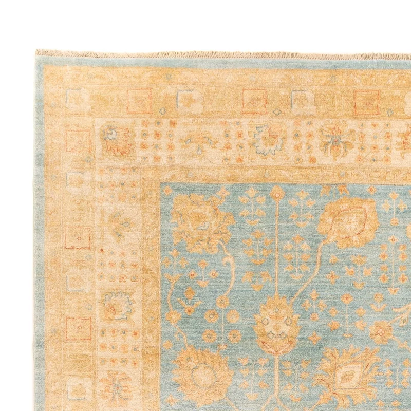 Ziegler Teppich - 257 x 345 cm - hellblau
