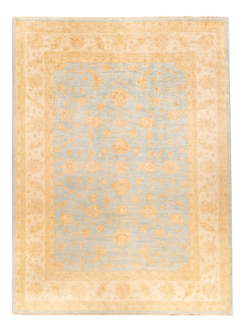 Ziegler Teppich 257x342cm - Orientteppich - hellblau