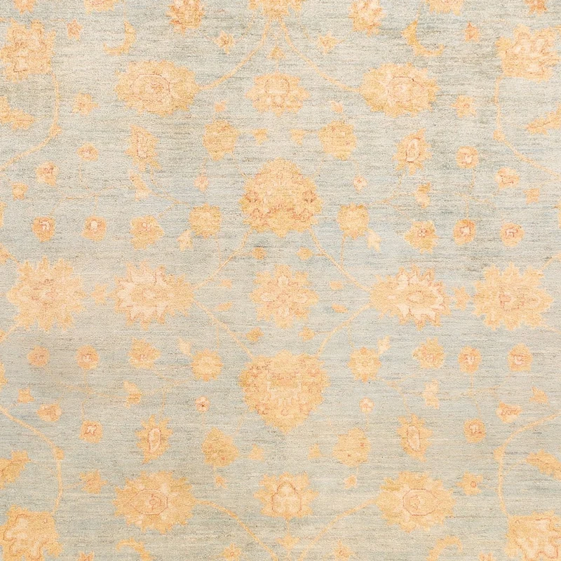 Ziegler Teppich 257x342cm - Orientteppich - hellblau
