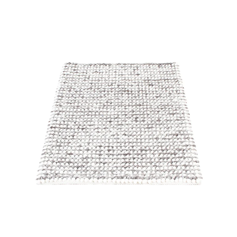 Wollteppich - 60 x 94 cm - grau