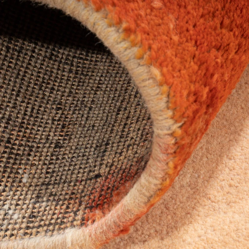 Gabbeh Teppich Indus 130x190cm - Wollteppich - hellbeige