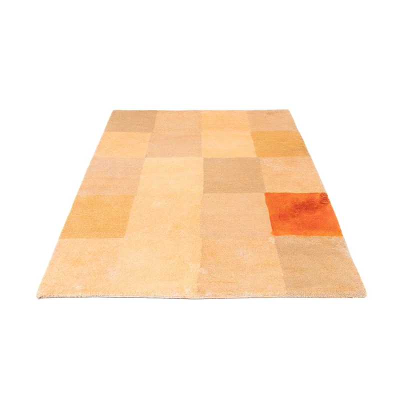 Gabbeh Teppich Indus 130x190cm - Wollteppich - hellbeige