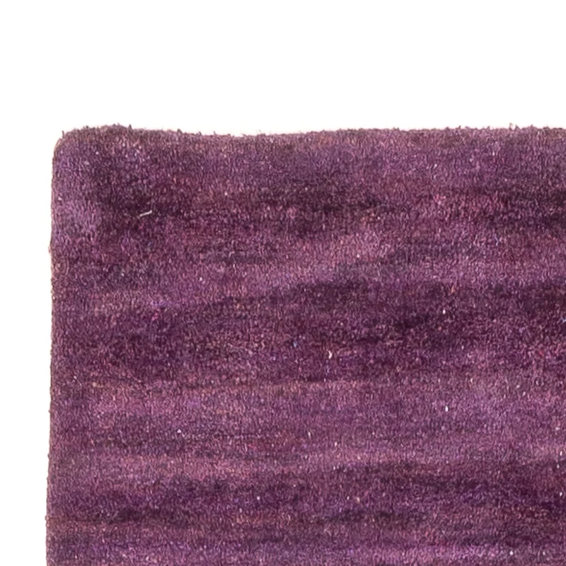 Gabbeh Teppich Indus 80x300cm - Wollteppich - lila
