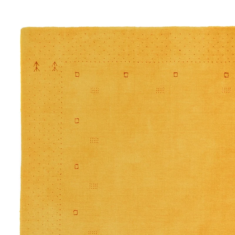 Gabbeh Teppich - Loribaft Indus - 180 x 244 cm - gelb