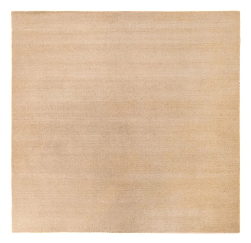 Indo Loribaft Teppich 200x200cm - Wollteppich - beige