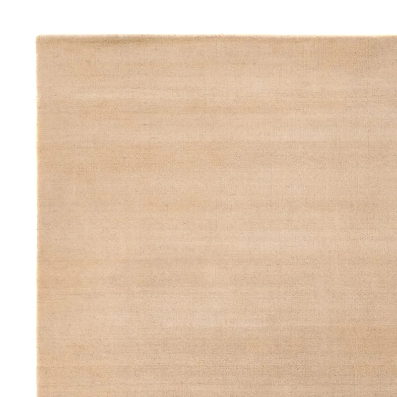 Indo Loribaft Teppich 200x200cm - Wollteppich - beige