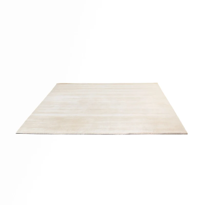 Indo Loribaft Teppich 200x200cm - Wollteppich - beige