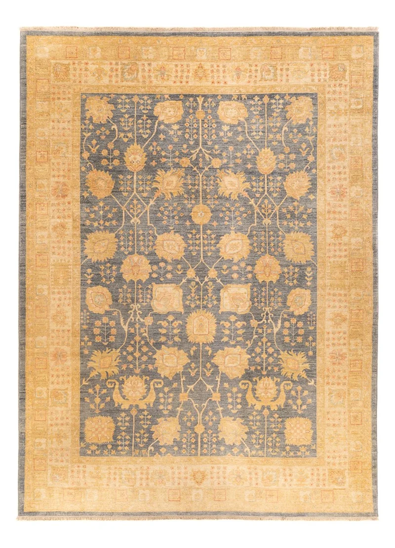 Ziegler Teppich 257x354cm - Orientteppich - dunkelbeige