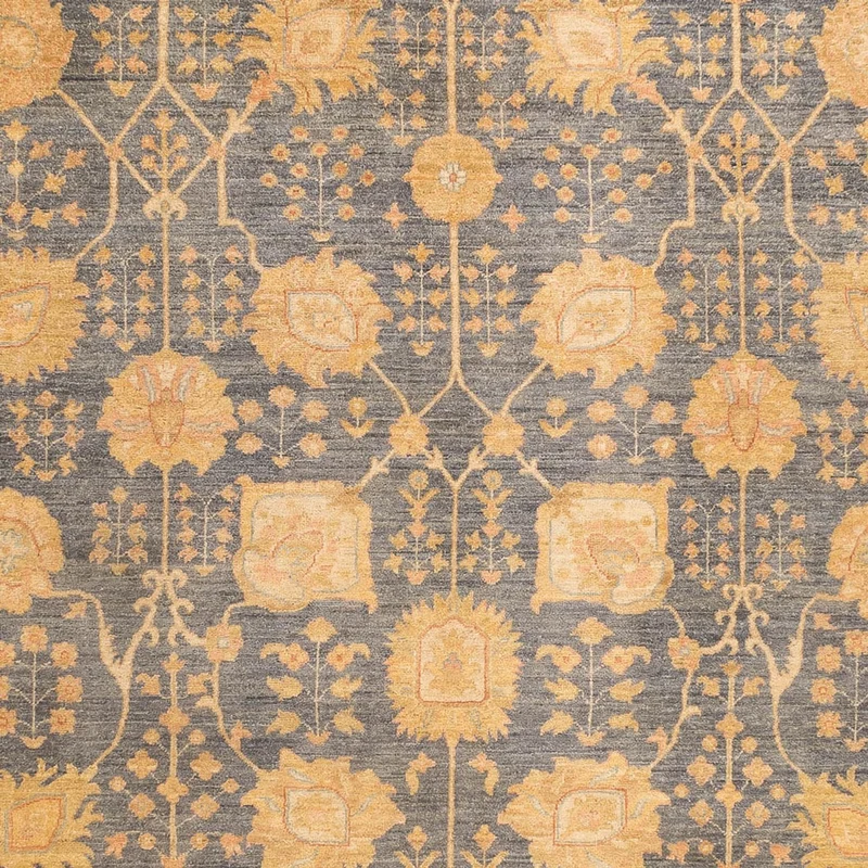 Ziegler Teppich 257x354cm - Orientteppich - dunkelbeige