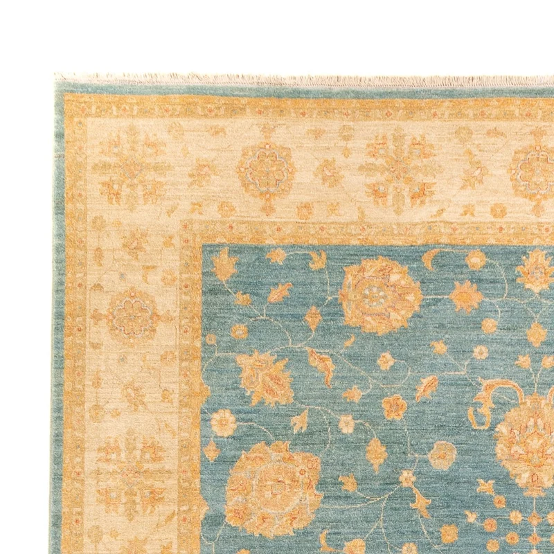 Ziegler Teppich 255x353cm - Orientteppich - blau