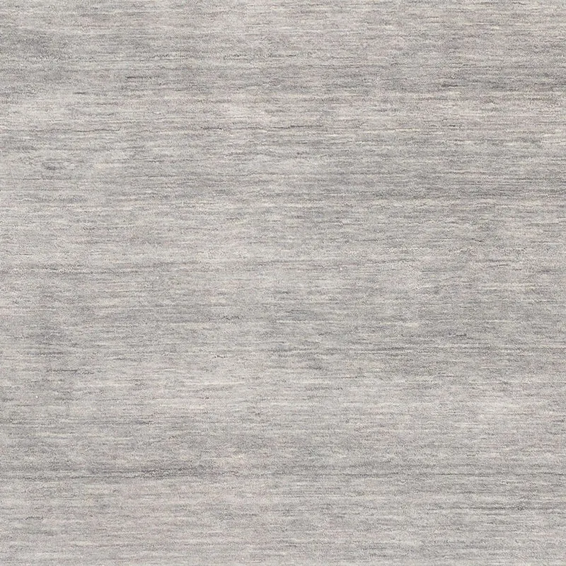 Indo Loribaft Teppich 200x200cm - Wollteppich - hellgrau