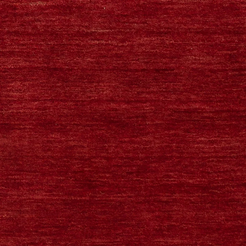 Gabbeh Teppich Indus 70x140cm - Wollteppich - dunkelrot