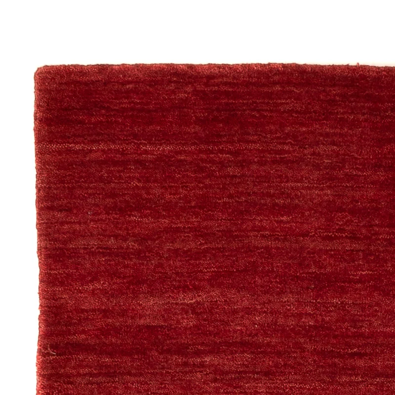 Gabbeh Teppich Indus 70x140cm - Wollteppich - dunkelrot