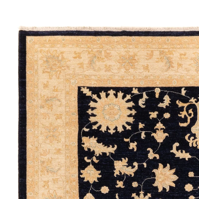 Ziegler Teppich 248x332cm - Orientteppich - dunkelblau