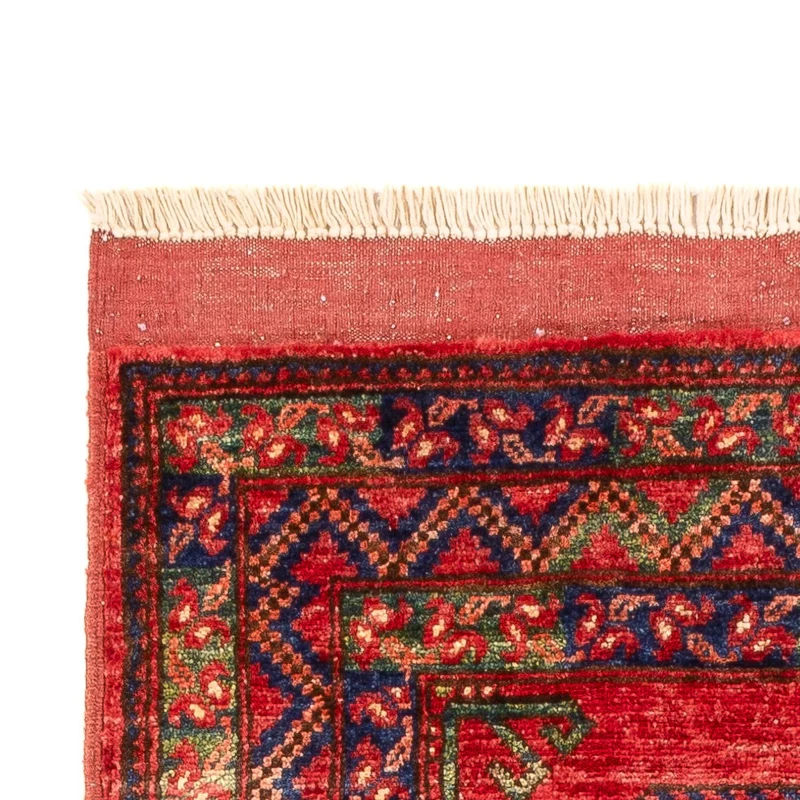 Afghan Teppich 83x216cm - Orientteppich - rot