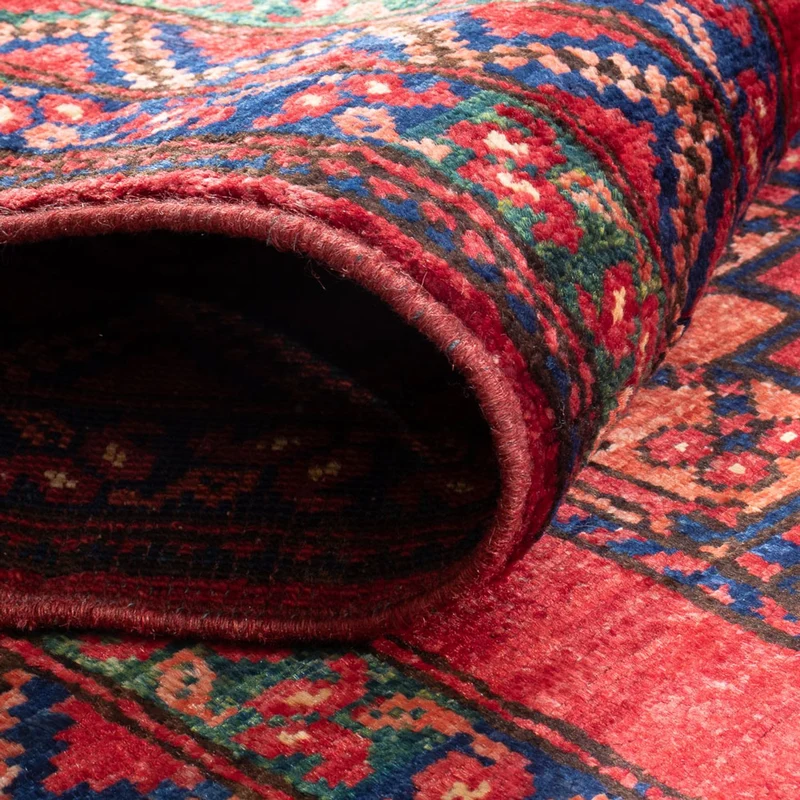 Afghan Teppich 83x216cm - Orientteppich - rot