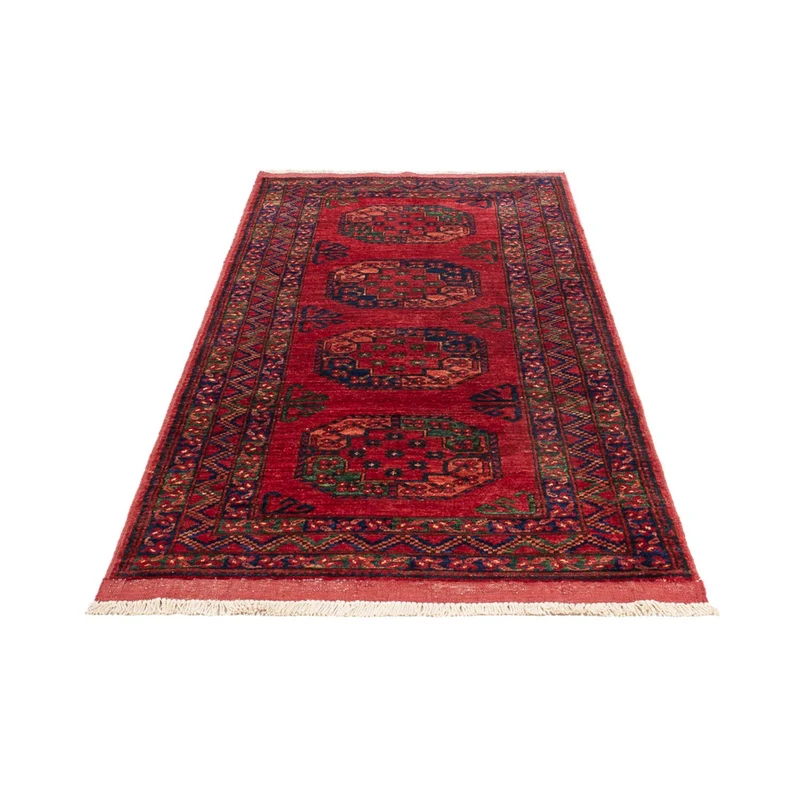 Afghan Teppich 83x216cm - Orientteppich - rot