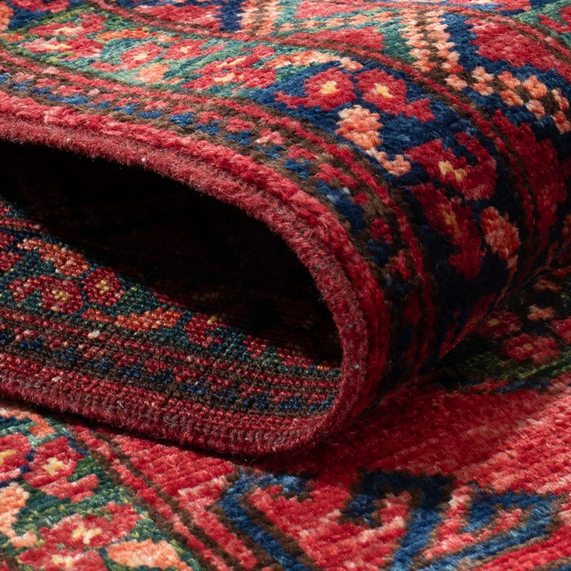 Afghan Teppich 82x204cm - Orientteppich - rot