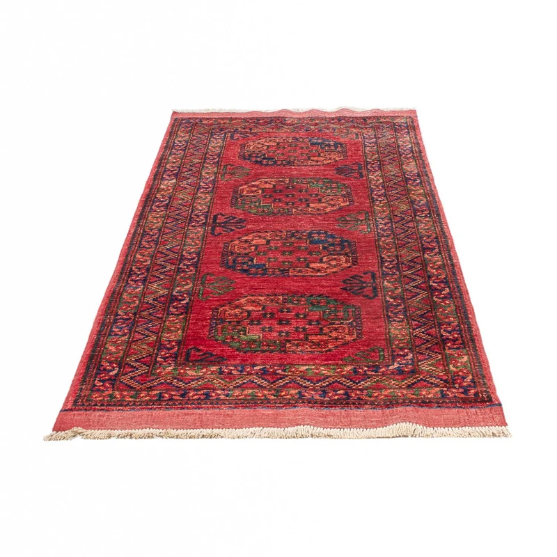 Afghan Teppich 82x204cm - Orientteppich - rot