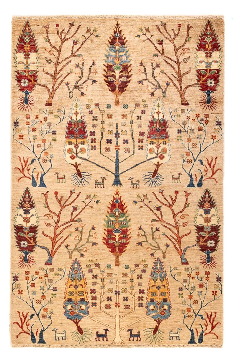 Ariana Teppich 122x185cm - Orientteppich - hellbeige