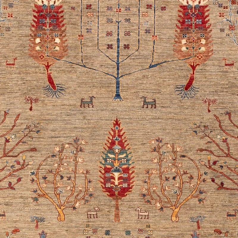 Ariana Teppich 211x291cm - Orientteppich - dunkelbeige