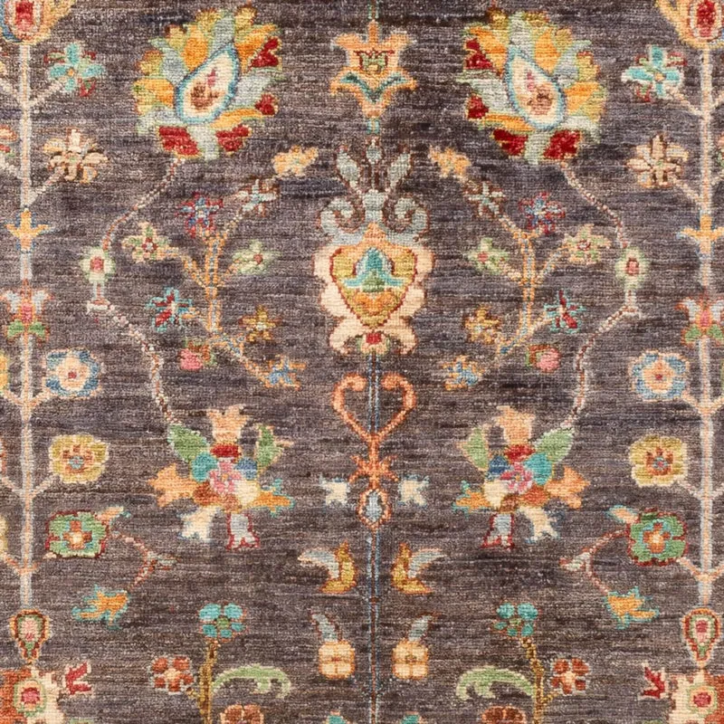 Ariana Teppich 125x178cm - Orientteppich - dunkelgrau