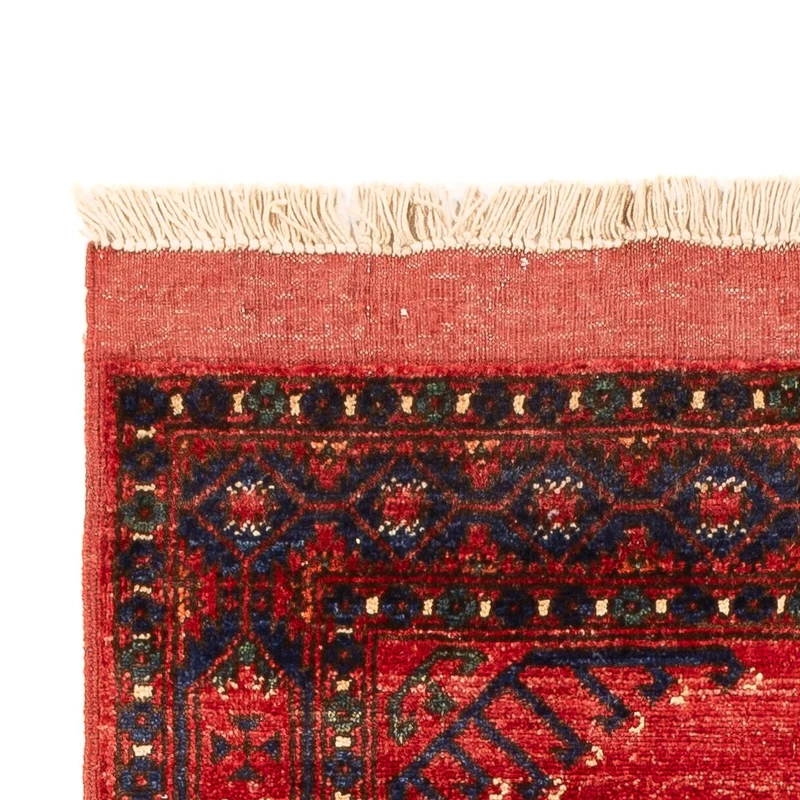 Afghan Teppich 82x205cm - Orientteppich - rot
