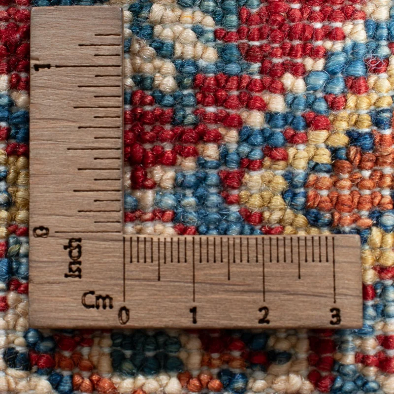 Kazak Teppich 76x200cm - Orientteppich - blau