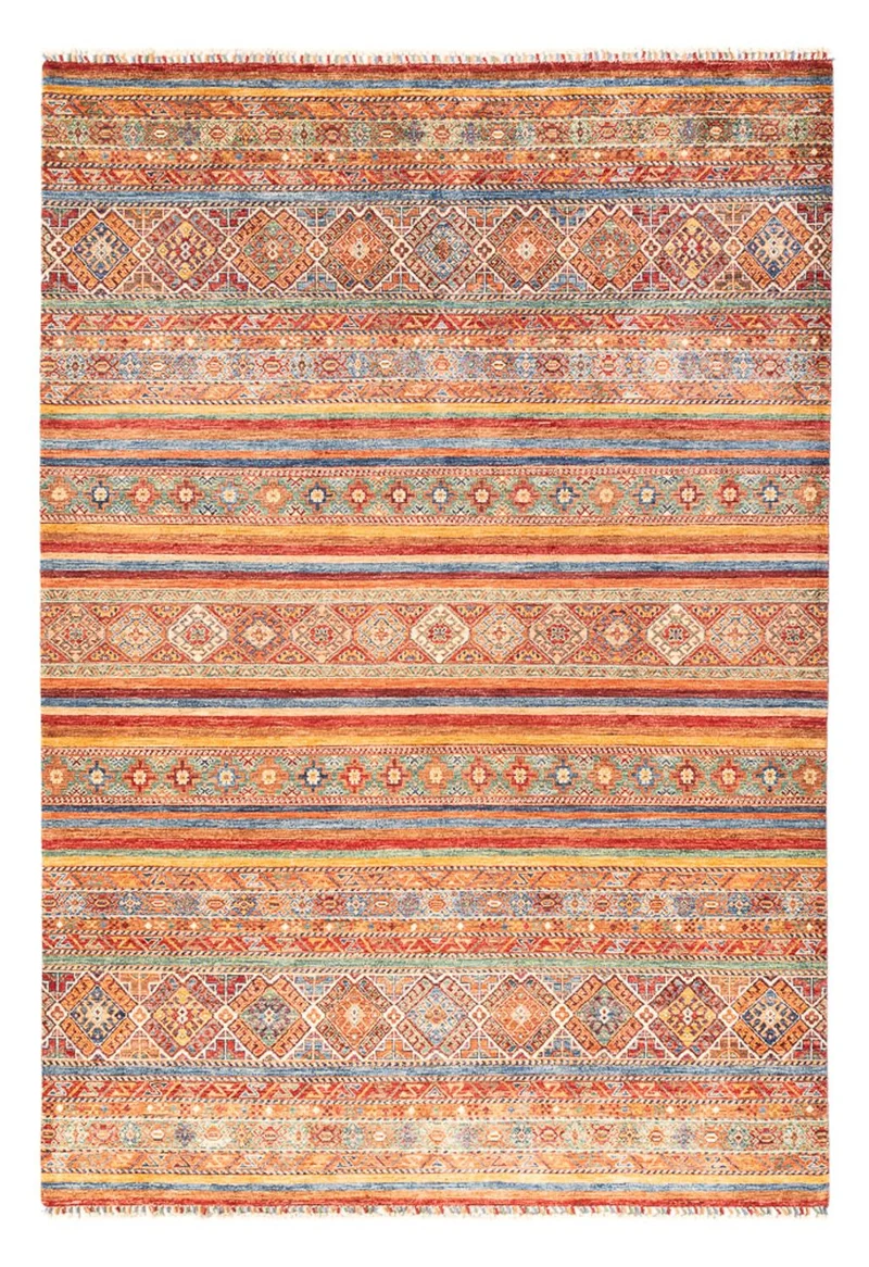 Shal Teppich 204x293cm - Orientteppich - mehrfarbig