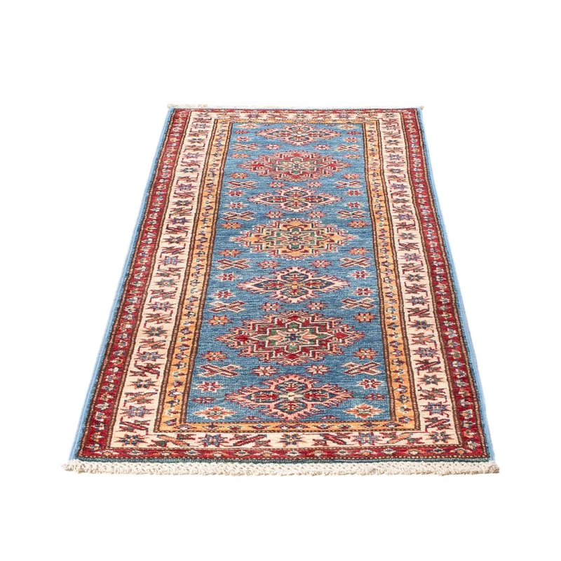 Kazak Teppich 60x180cm - Orientteppich - blau