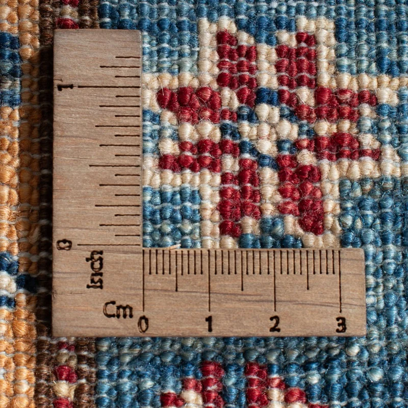 Kazak Teppich 60x180cm - Orientteppich - blau