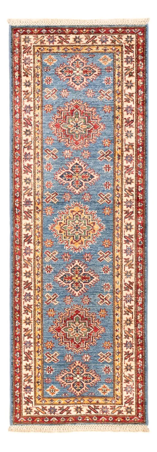 Kazak Teppich 60x178cm - Orientteppich - blau