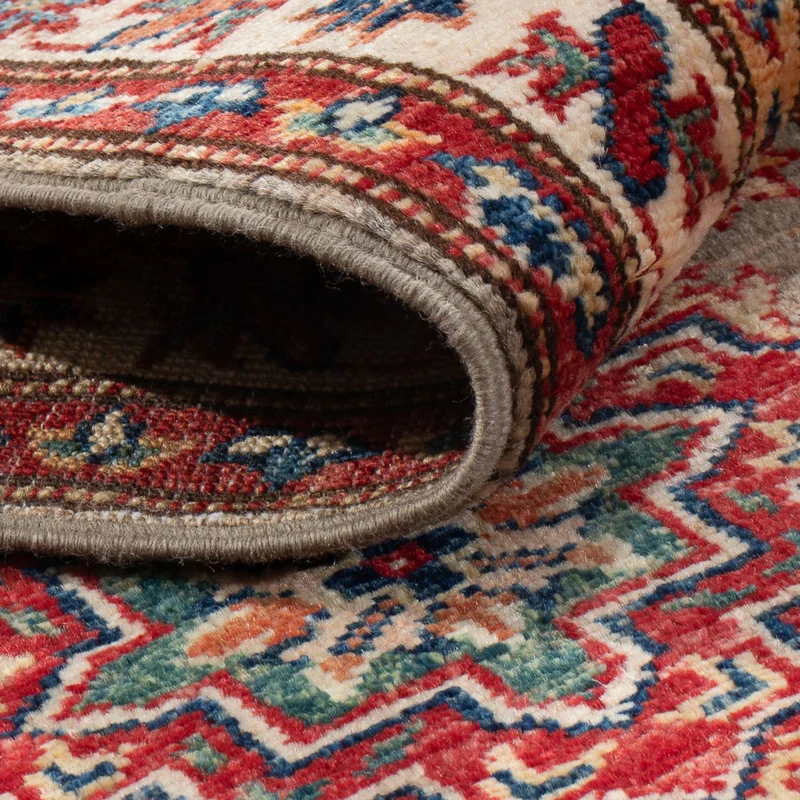 Kazak Teppich 60x166cm - Orientteppich - dunkelbeige