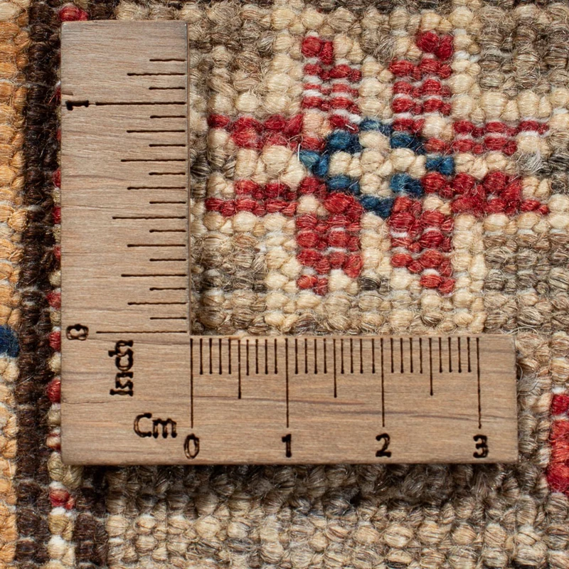 Kazak Teppich 60x166cm - Orientteppich - dunkelbeige