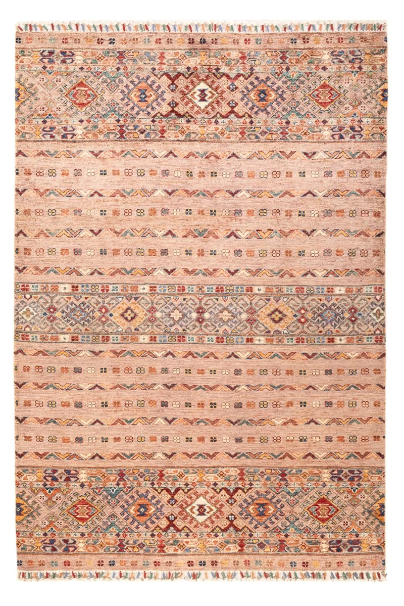 Shal Teppich 122x186cm - Orientteppich - rosa