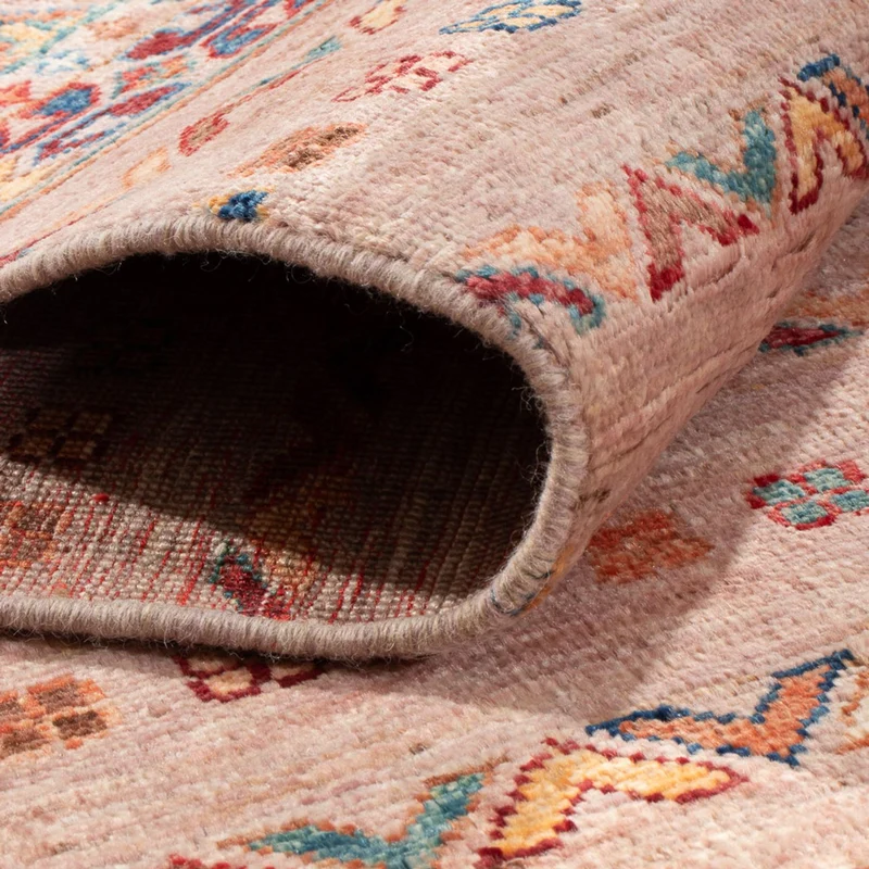 Shal Teppich 122x186cm - Orientteppich - rosa