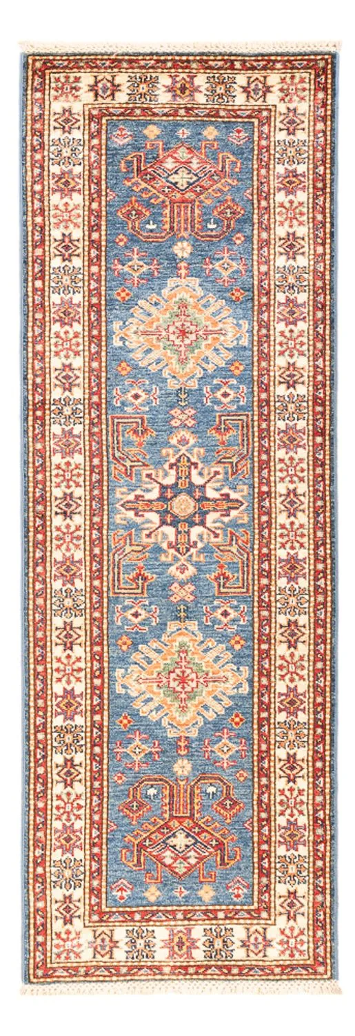 Kazak Teppich 61x188cm - Orientteppich - blau